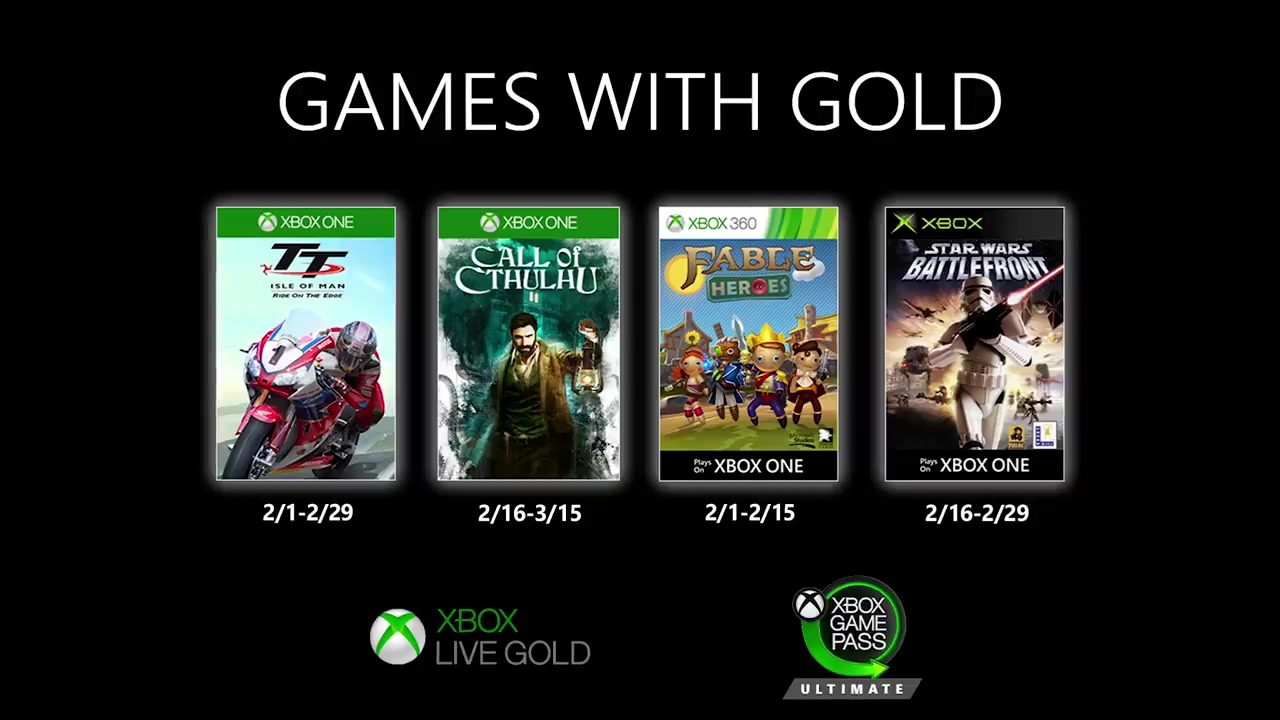 Xbox Live金牌会员2月免费游戏阵容公布 1%title%