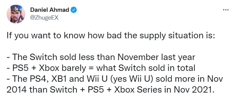 【遊戲綜合】美國11月Switch主機銷量再度登頂！與PS5+XSX總銷量基本持平-第2張