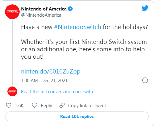 【Switch】为避免圣诞节服务器拥堵 任天堂建议玩家提前配置NS-第2张
