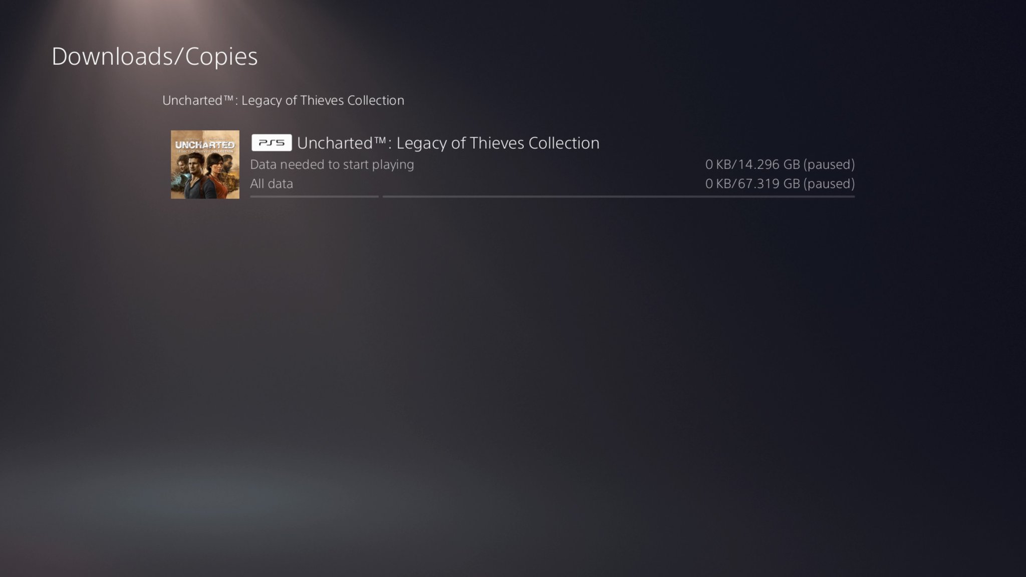 《神秘海域：盜賊傳奇合輯》PS5版本已開啟預載，約67G-第1張