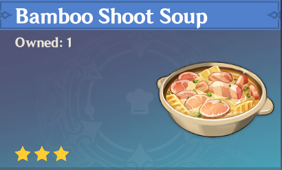 原神|美食英语璃月篇~腌笃鲜 Bamboo Shoot Soup（钟离）-第0张