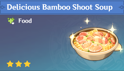 原神|美食英語璃月篇~醃篤鮮 Bamboo Shoot Soup（鍾離）-第2張