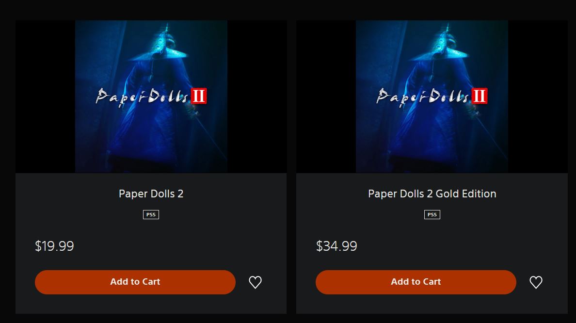 【主機遊戲】國產恐怖遊戲《紙人2》今天正式登陸PS平臺發售-第1張