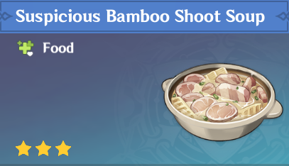 原神|美食英语璃月篇~腌笃鲜 Bamboo Shoot Soup（钟离）-第1张