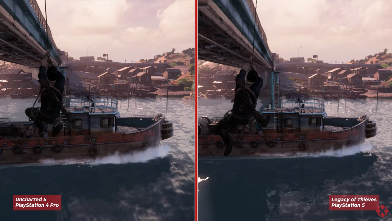《神秘海域：盗贼传奇合辑》PS4 Pro与PS5图形对比-第6张
