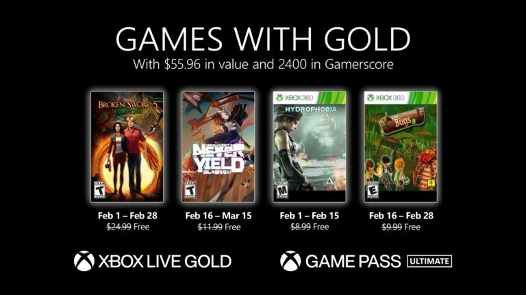Xbox金會員2月會免遊戲公佈：含《斷劍5》《恐水症》-第1張