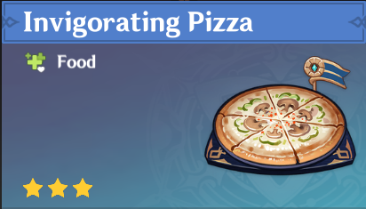 原神|美食英语蒙德篇~烤蘑菇披萨 Mushroom Pizza（琴）-第3张