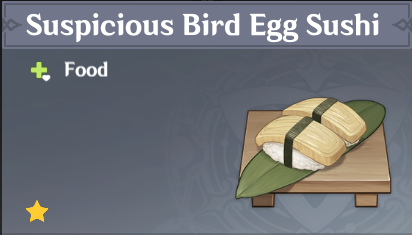 原神|美食英語稻妻篇~鳥蛋壽司 Bird Egg Sushi（珊瑚宮心海）-第1張
