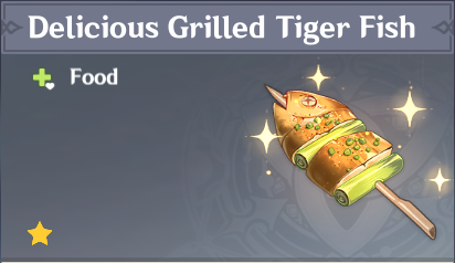 原神|美食英语璃月篇~烤吃虎鱼 Grilled Tiger Fish（刻晴）-第2张