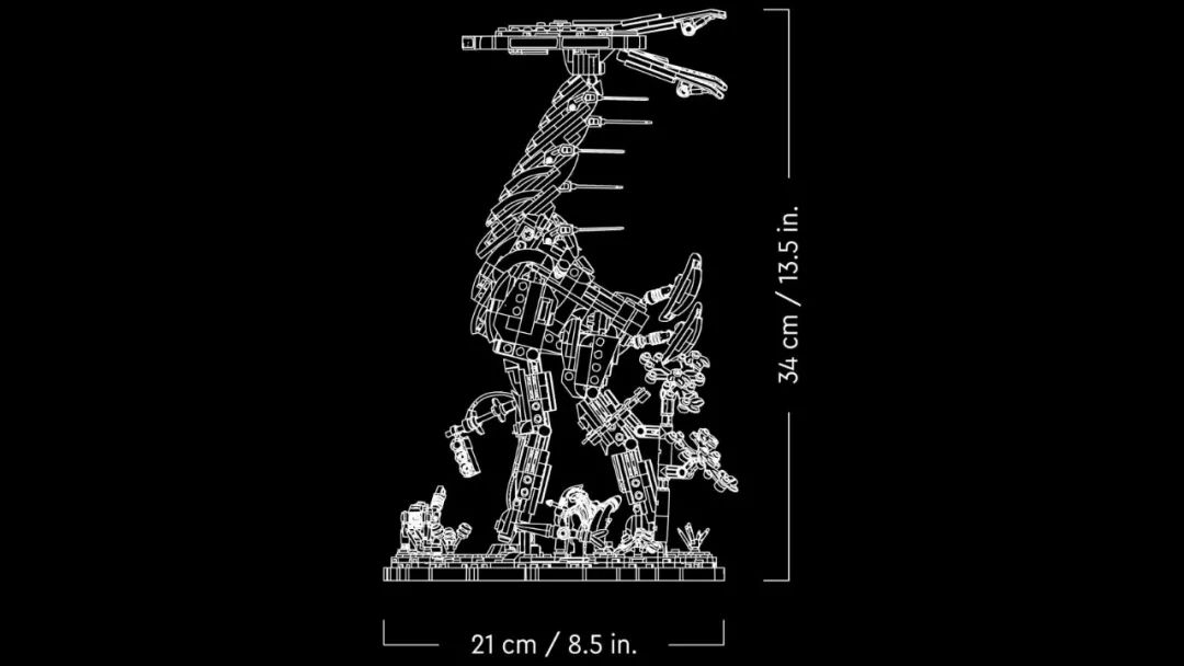 【主機遊戲】都有哪些細節？樂高正式發佈地平線:西域禁地76989長頸獸套裝！-第4張