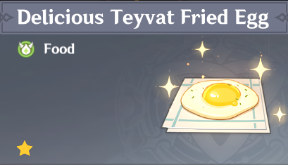 原神|美食英语蒙德篇~提瓦特煎蛋 Teyvat Fried Egg（班尼特）-第2张