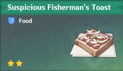 原神|美食英语蒙德篇~渔人吐司 Fisherman's Toast（可莉）-第1张