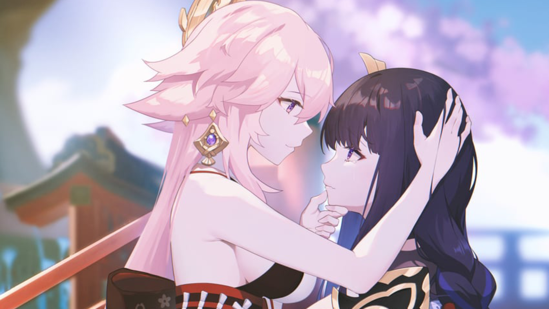 原神雜談 八重神子和雷電將軍你選誰做老婆?你經受住考驗了嗎?-第1張