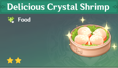 原神|美食英语璃月篇~水晶虾 Crystal Shrimp（行秋）-第2张