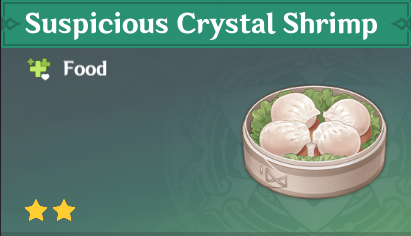 原神|美食英语璃月篇~水晶虾 Crystal Shrimp（行秋）-第1张