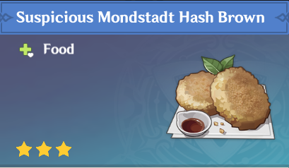原神|美食英語蒙德篇~蒙德土豆餅 Mondstadt Hash Brown（雷澤）-第1張