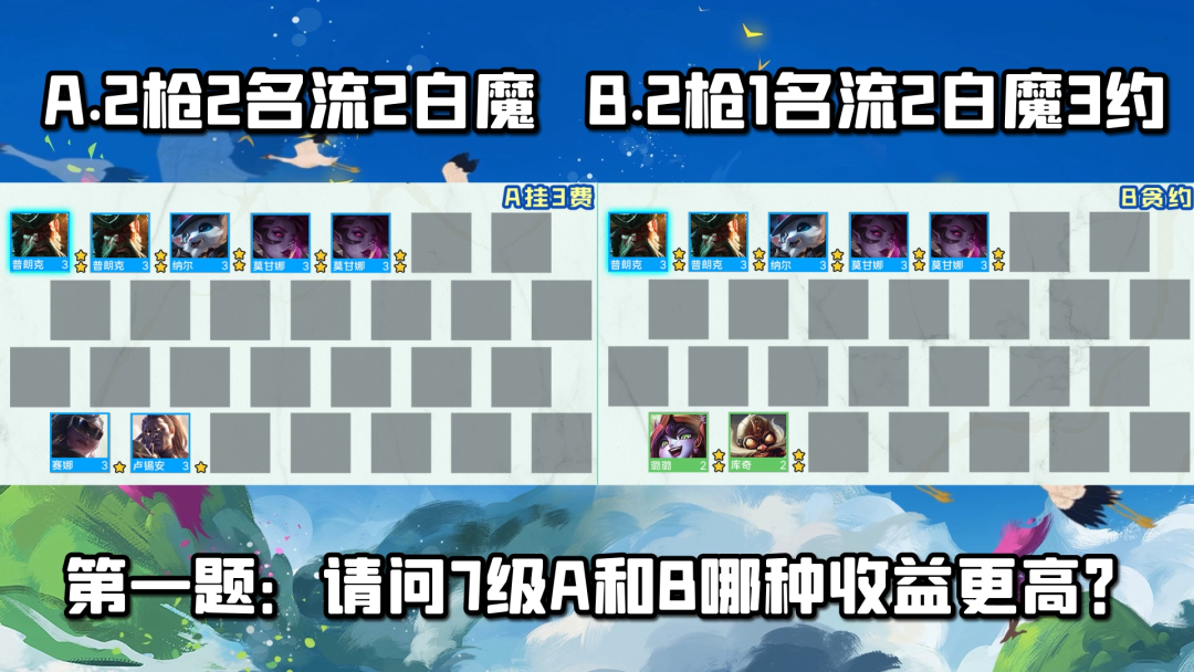 【云顶之弈】「T0白魔名流枪」三费之力双重麻烦必玩，比赛娜爽，船长3星=前二！-第8张