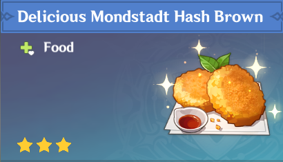 原神|美食英语蒙德篇~蒙德土豆饼 Mondstadt Hash Brown（雷泽）-第2张