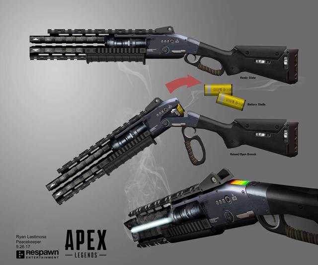 【Apex 英雄】中折式上弹、只有五发弹容量，和平捍卫者的原型究竟是什么？-第5张
