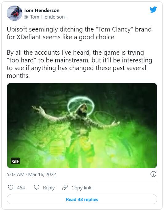 【PC游戏】爆料：《汤姆克兰西：XDefiant》将舍弃汤姆克兰西品牌-第1张