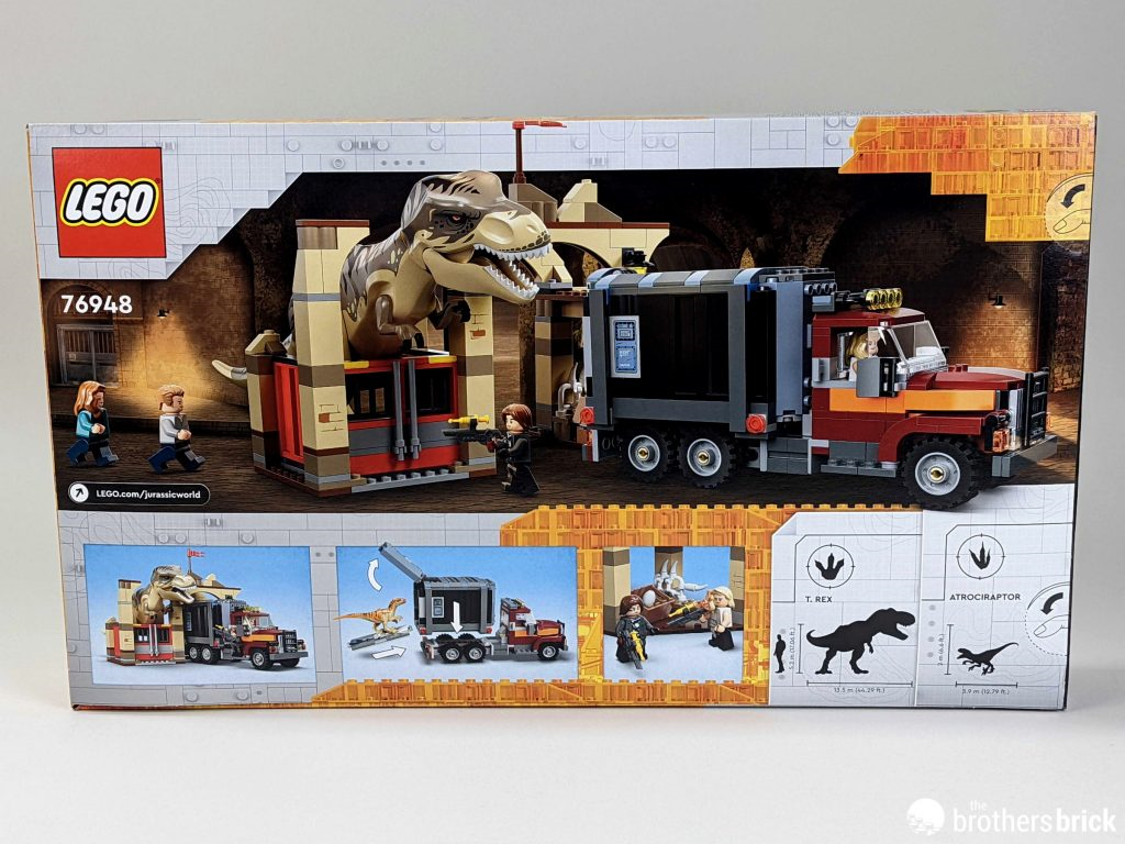【周邊專區】樂高侏羅紀世界76948霸王龍與野蠻盜龍脫逃記開箱評測-第2張