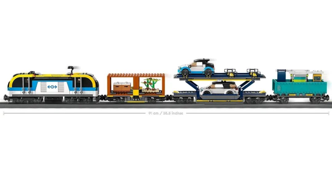 【周邊專區】樂高城市60336貨運列車官方圖片發佈-第3張