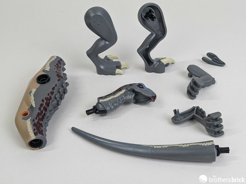 【周邊專區】屬於你的恐龍冒險？樂高侏羅紀世界76949南方巨獸龍和鐮刀龍攻擊開箱評測-第15張