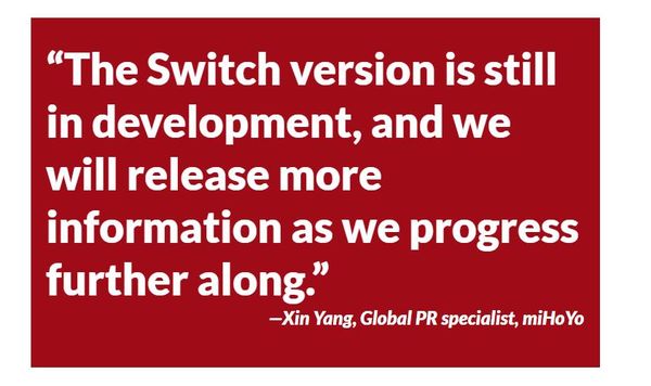 米哈游官方确认《原神》Switch版本仍在开发中-第1张