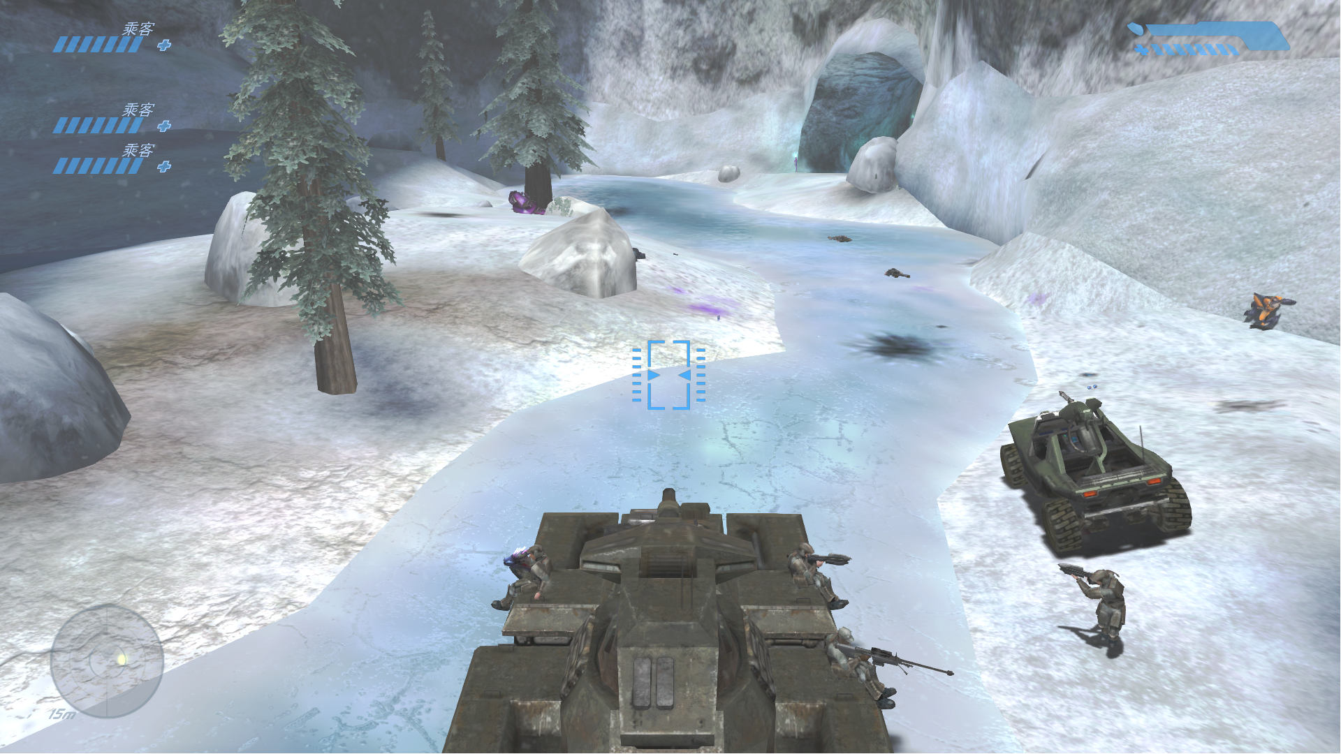 【PC游戏】HALO中的那些载具 —— M808B天蝎号主战坦克-第15张