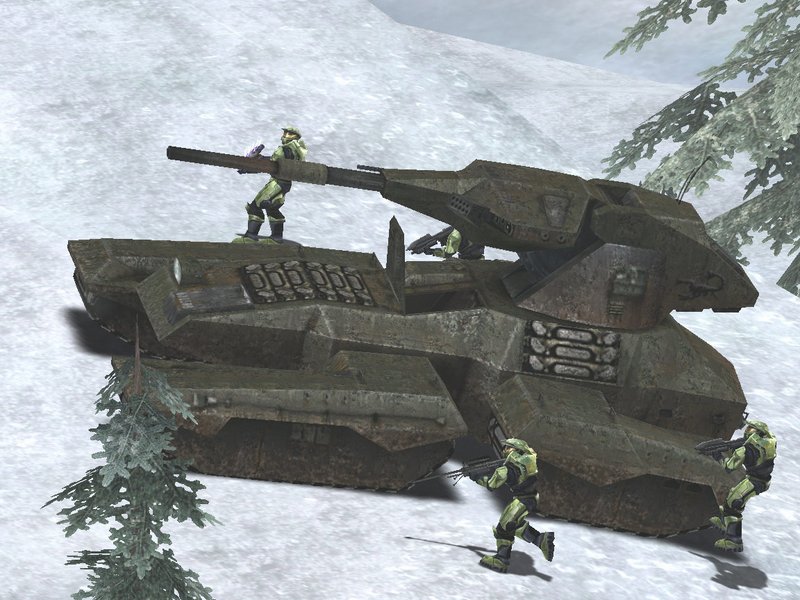 【PC遊戲】HALO中的那些載具 —— M808B天蠍號主戰坦克-第33張