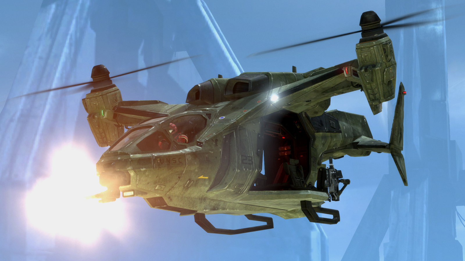 【HALO设定科普】UH-144猎鹰号通用直升机 —— 空中快车-第3张