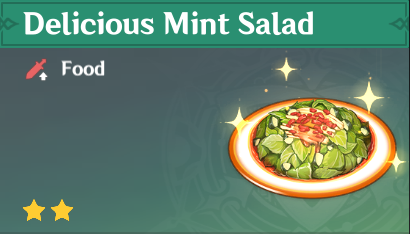 原神|美食英语璃月篇~凉拌薄荷 Mint Salad-第2张
