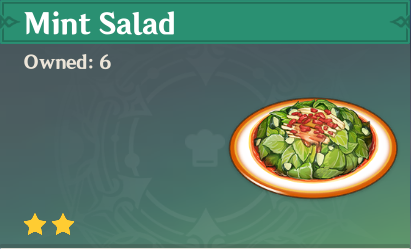 原神|美食英语璃月篇~凉拌薄荷 Mint Salad
