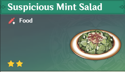 原神|美食英语璃月篇~凉拌薄荷 Mint Salad-第1张