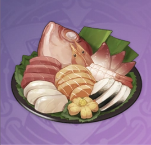 原神|美食英语稻妻篇~刺身拼盘 Sashimi Platter-第1张