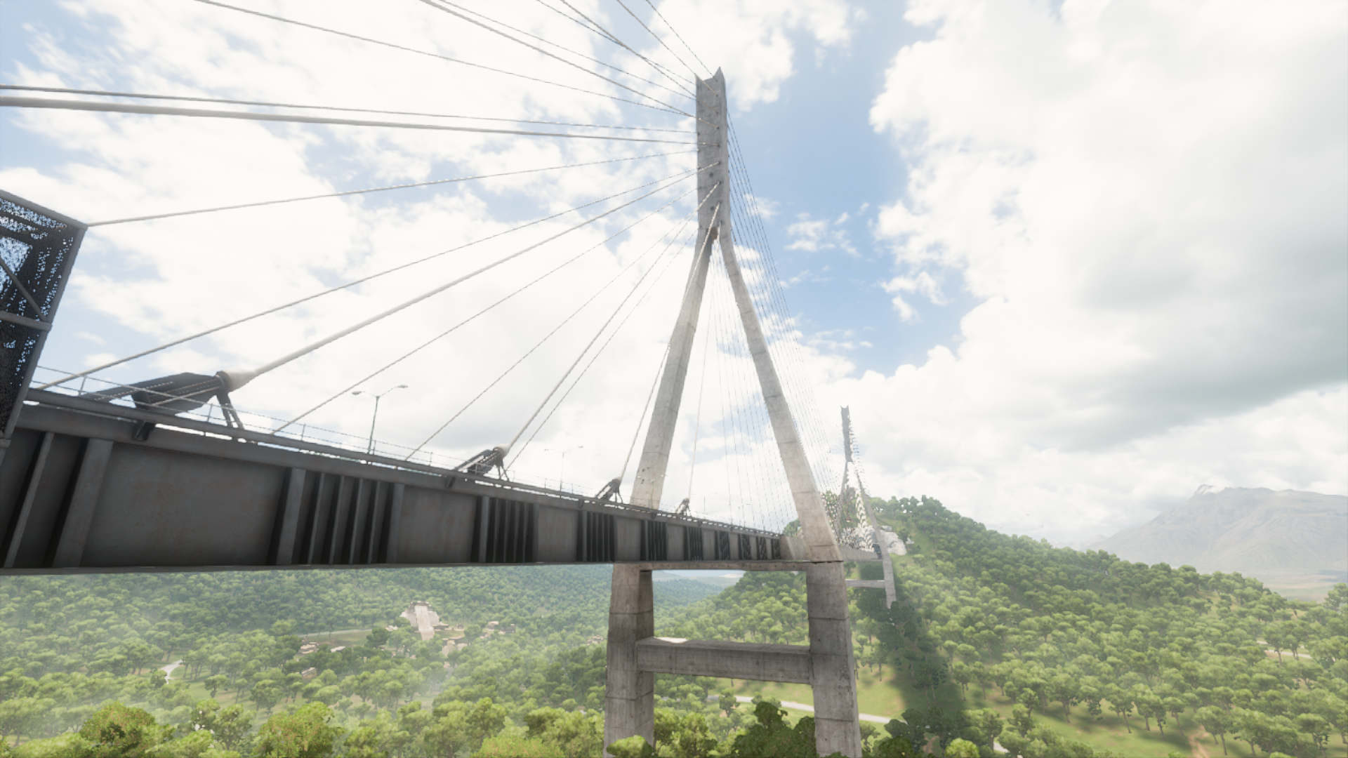【地平线风景系列】北美最高斜拉桥——巴鲁阿特大桥-第1张