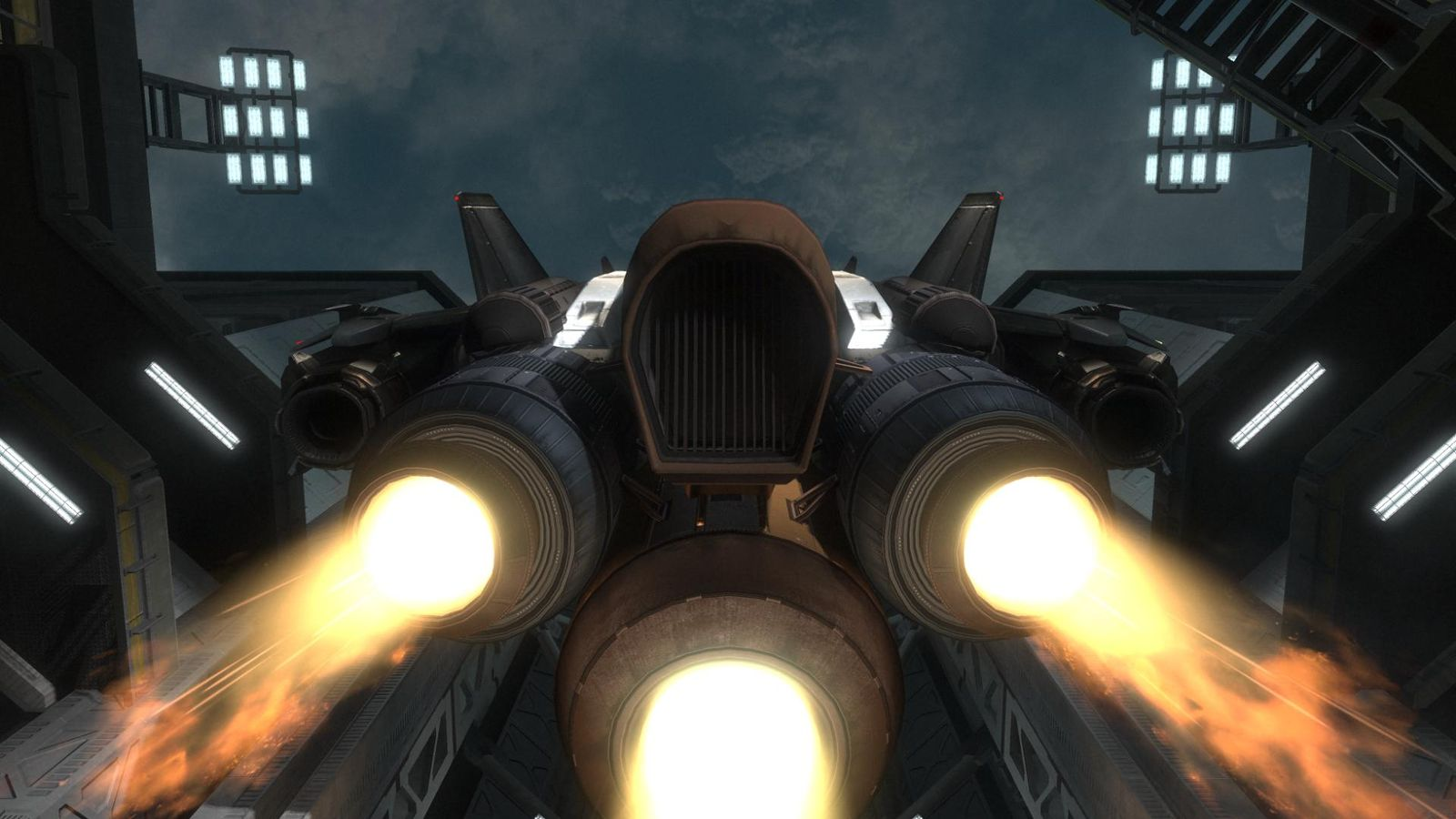 【PC游戏】HALO中的那些载具 —— FSS-1000军刀号太空战斗机-第33张