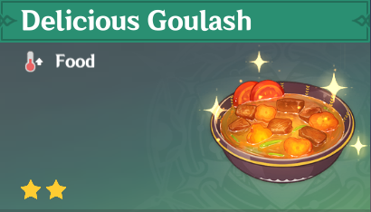 原神|美食英语蒙德篇~稠汁蔬菜炖肉 Goulash-第2张