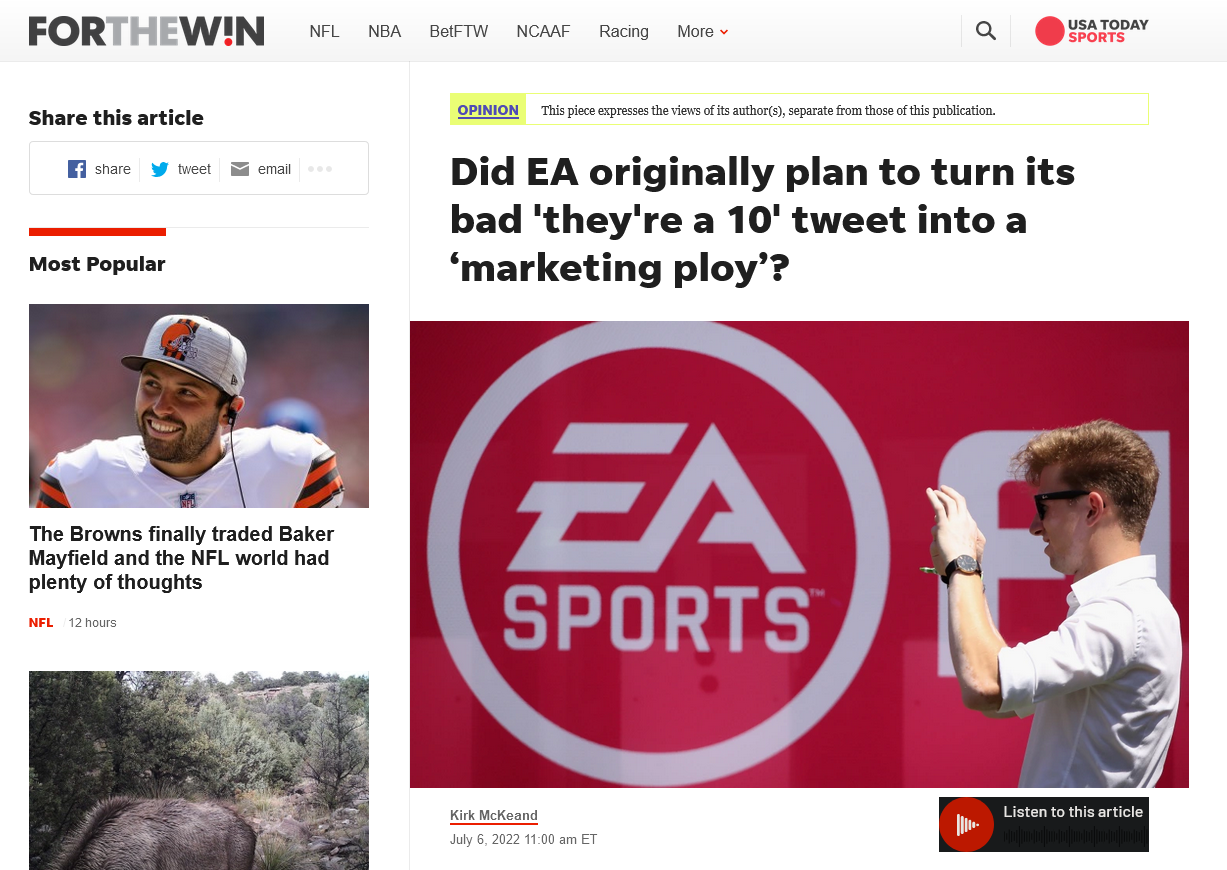 【PC游戏】EA官方推特嘲讽单机游戏引众怒！部分员工非常不满-第2张
