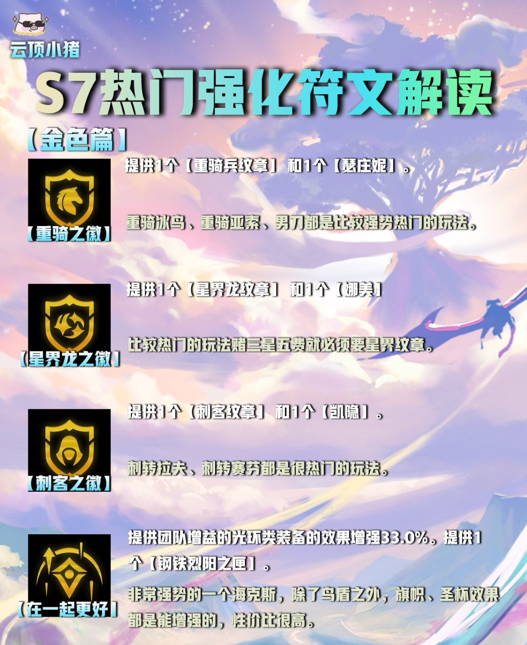 【雲頂之弈】選對海克斯（符文）輕鬆上王者！S7熱門強化符文解讀！-第9張