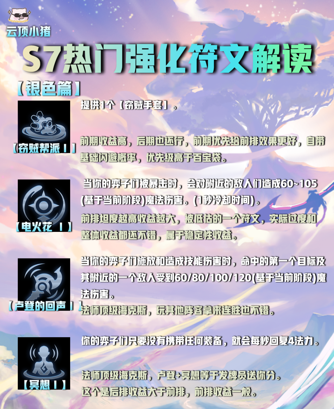 【雲頂之弈】選對海克斯（符文）輕鬆上王者！S7熱門強化符文解讀！-第3張