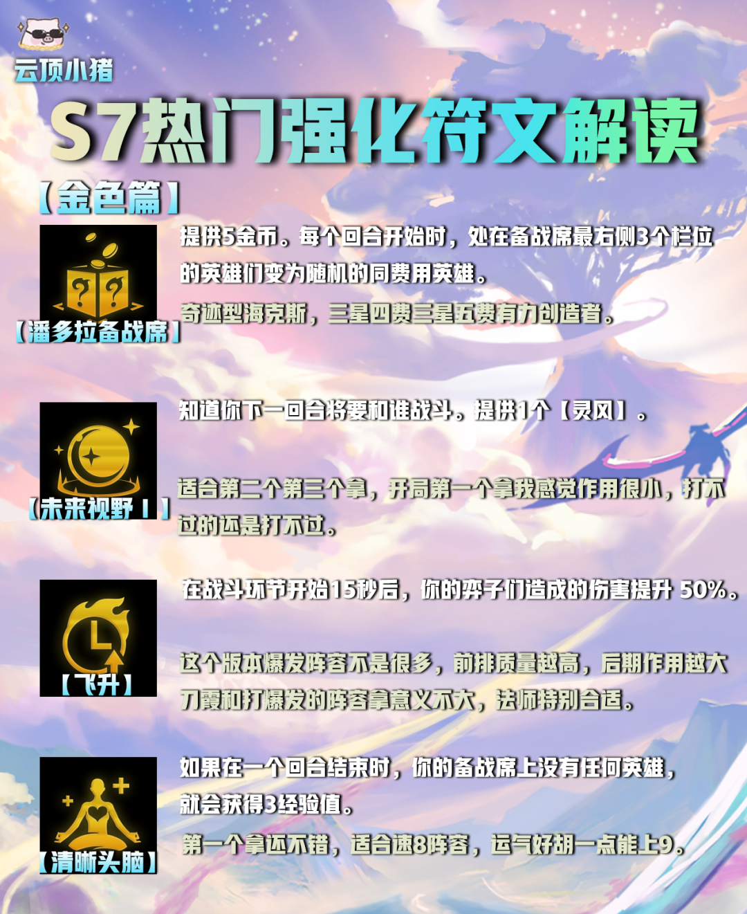 【雲頂之弈】選對海克斯（符文）輕鬆上王者！S7熱門強化符文解讀！-第13張