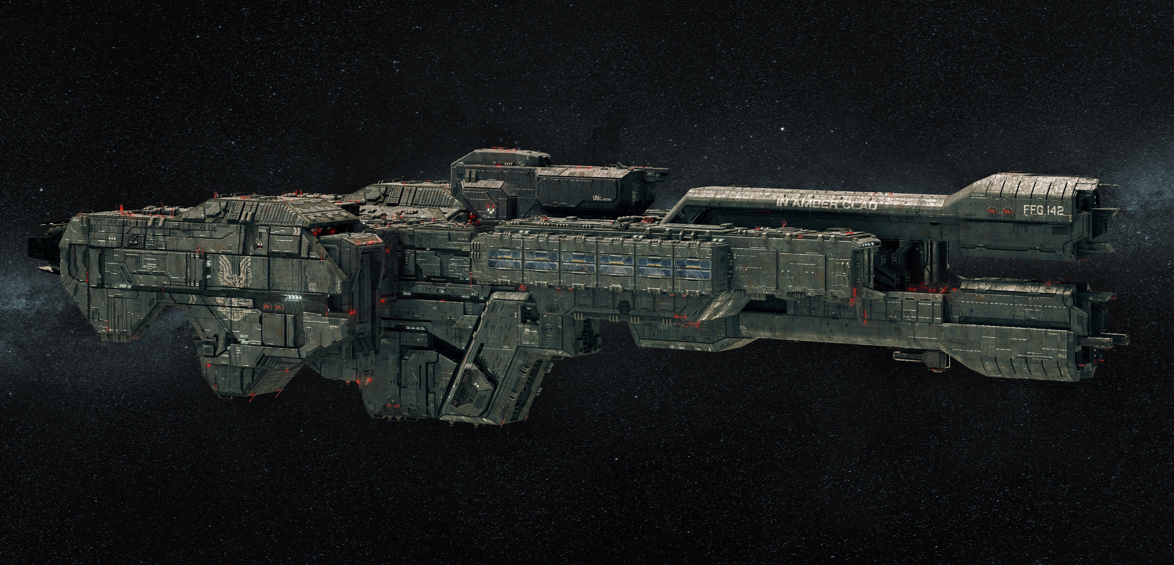【HALO艦船頻道】UNSC琥珀衣者號 —— 決不能放走那艘敵艦！