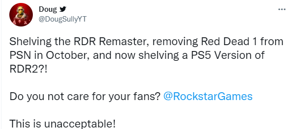 《大镖客2》被曝取消次世代升级，玩家不满R星区别对待-第3张
