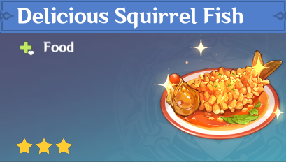 原神|美食英語璃月篇~松鼠魚 Squirrel Fish-第2張