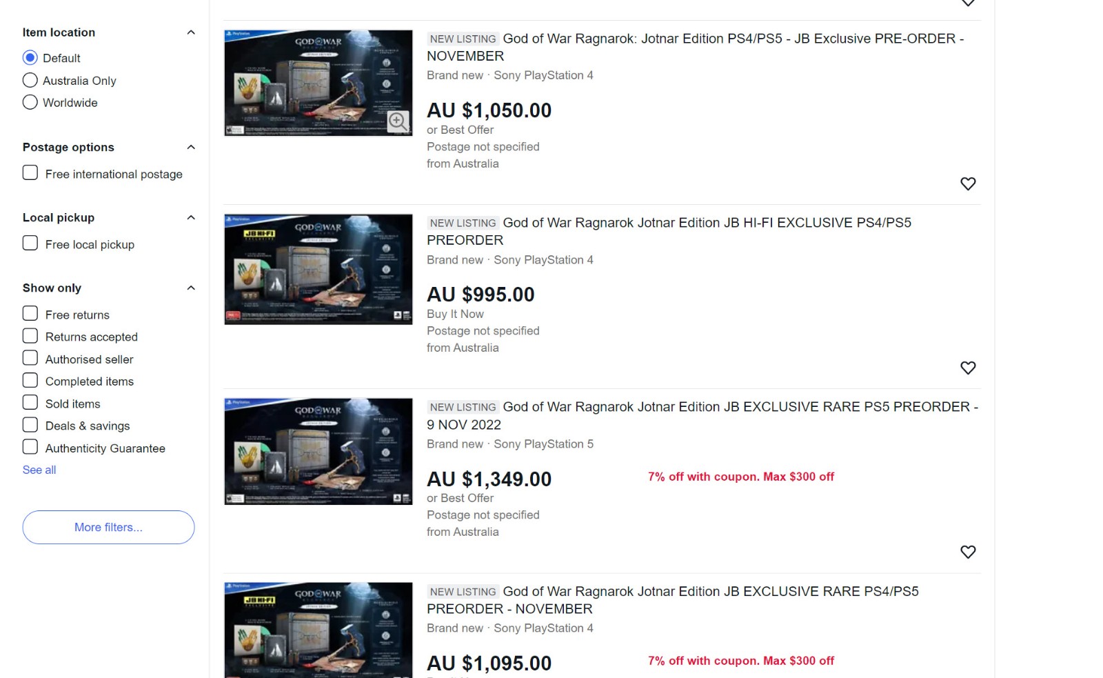 【PC游戏】已经开始炒了《战神5》巨人版Ebay价格已是零售价的3倍-第2张