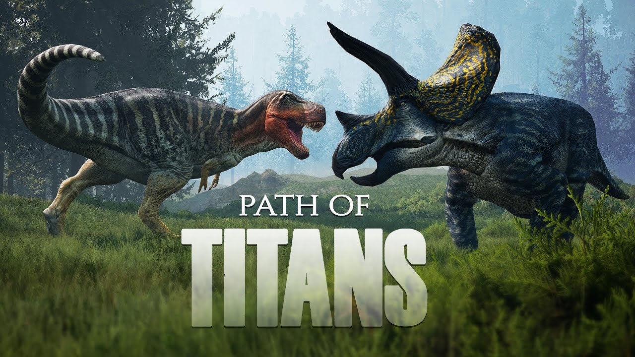 【主机游戏】开放世界恐龙MMO冒险游戏《泰坦之路》测试宣传片