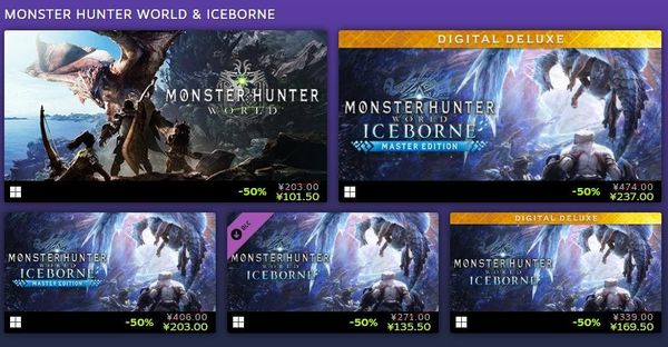 【PC遊戲】Steam開啟《魔物獵人》系列特賣活動，曙光在內-第7張