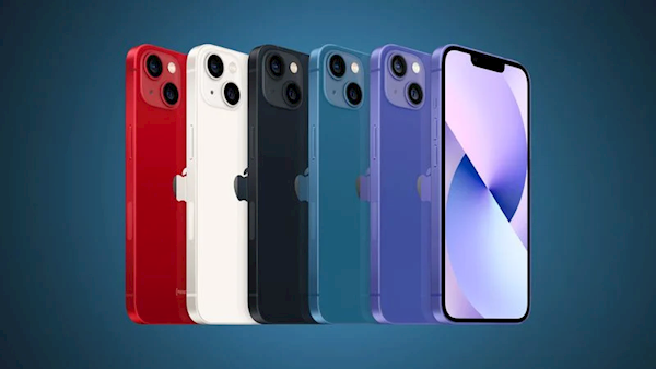 iPhone 14或有8種配色：全系標配紫色 遠峯藍要沒了