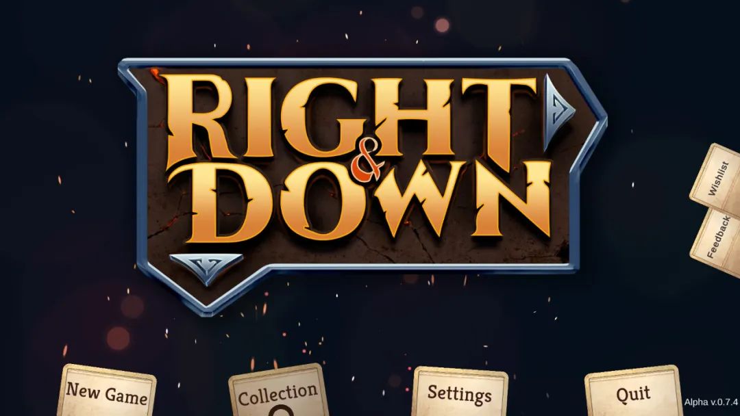 【PC游戏】向右！向下！两个键位的地牢游戏——《Right and Down》试玩体验-第2张